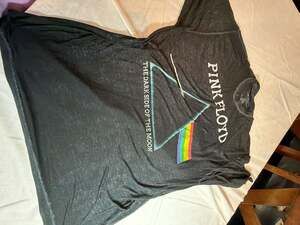 pink floyd t shirt xl black
